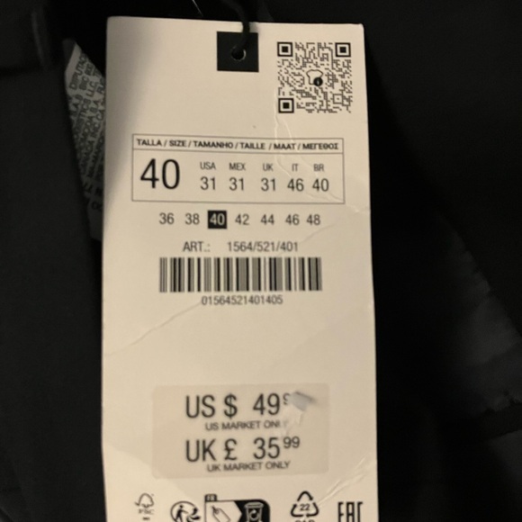 Zara suit - jacket and pants - Navy blue - Picture 3 of 5